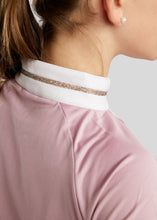 Load image into Gallery viewer, Montar - Junior MoLila SS Comp shirt w. Champagne Crystal tape and Crystals Candy Pink

