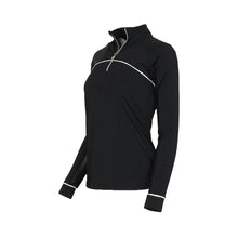 Load image into Gallery viewer, Dapplebay Lady 1/4 Riding Top BLACK/BLACK LS
