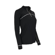 Load image into Gallery viewer, Dapplebay Lady 1/4 Riding Top BLACK/BLACK LS
