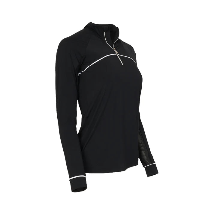 Dapplebay Lady 1/4 Riding Top BLACK/BLACK LS