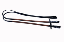 Load image into Gallery viewer, Bridleberry #52 EXTRA PADDED FULL GRAIN LEATHER TWO TONE TEXTURED BRIDLE W/ ENGLISH LEATHER REINS
