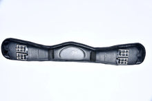 Load image into Gallery viewer, Bridleberry CONTOURED SHAPED LEATHER DRESSAGE GIRTH W/ PERFORMANCE GEL &amp; MEMORY FOAM
