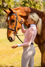 Load image into Gallery viewer, Equistyle- Long Sleeve Lace shirt- Peach
