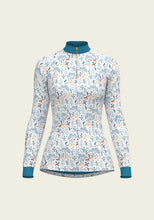 Load image into Gallery viewer, Espoir Forest on White Sun Shirt Quarter Zip
