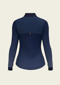 Espoir Stripes on Navy Sun Shirt Quarter Zip