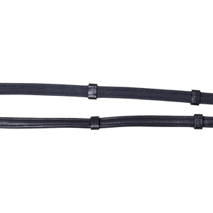 SD® 13MM WIDE REINS. SUPER SOFT/SUPER GRIP. BLACK