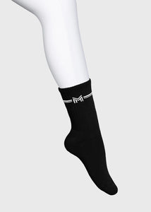 Maximilian Rise Sports Socks (Black)