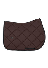 Load image into Gallery viewer, Maximilian Crew Jumping Saddle Pad (Chocolate)Full Jump
