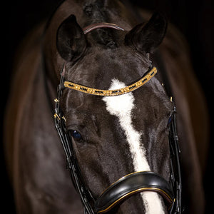 MRS. ROS DOUBLE BRIDLE IMPERIAL GOLD