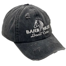 Load image into Gallery viewer, Barn Hair High Bun Ponytail Ball Cap Hat Black

