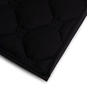 Mrs. Ros CHARMER DRESSAGE SADDLE PAD - PHANTOM BLACK & SILVER