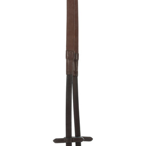 Equinavia Valkyrie Easy Grip Rubber Reins - Chocolate Brown