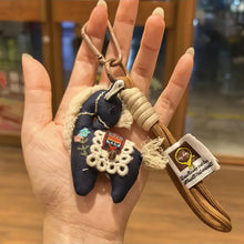 Load image into Gallery viewer, Keypus Fabric Pony Bag Charm/Keychain
