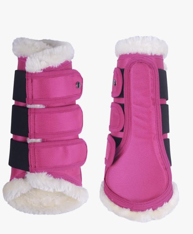 QHP Astana Fleece Lined Brushing Boots