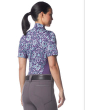 Load image into Gallery viewer, Kerrits Always Cool Ice Fil Short Sleeve Shirt - Iris Lucky Paisley
