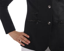 Load image into Gallery viewer, QHP Juliet Junior Competition Coat ~ Black
