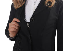 Load image into Gallery viewer, QHP Juliet Junior Competition Coat ~ Black
