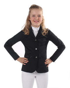 QHP Juliet Junior Competition Coat ~ Black