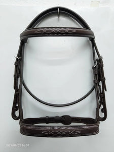 Belle & Bow Sugarbrook Bridle with Wide Noseband